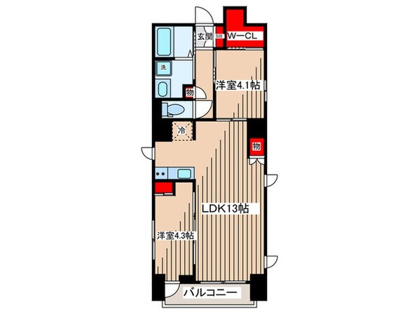 LiveFlat錦糸町の物件間取画像